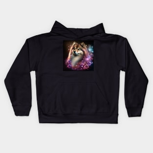 Shiny Finnish Lapphund Kids Hoodie